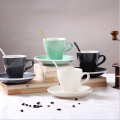 Haonai popular products,cappuccino ceramic mug set